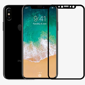 IPhone xs Max Stikla iPhone xs Stikla Ekrāna Aizsargs Mofi iPhone XR Priekšā Aizsargu iPX Rūdīts Stikls Grūti Melns