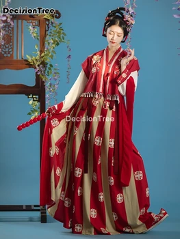 Ir 2021. austrumu ķīniešu stilā sievietēm tradicionālo hanfu kleitas austrumu apģērbu retro cosplay tang masta posmu izpildes kostīms
