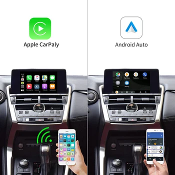 Ir 2021. Carlinkit Bezvadu CarPlay ios14 par Lexus NX ES MUMS ir CT RX GS LS LX LC RC. - 2020. gadam Multivides CarPlay un Android Auto