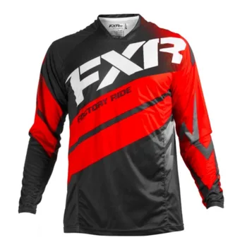 Ir 2021. enduro Riteņbraukšana T-krekls Kalnu Kalnu Velosipēds ar garām Piedurknēm Sacīkšu Apģērbs DH MTB Offroad Motokrosa Svīteri vairumtirdzniecības FXR
