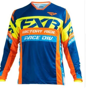 Ir 2021. enduro Riteņbraukšana T-krekls Kalnu Kalnu Velosipēds ar garām Piedurknēm Sacīkšu Apģērbs DH MTB Offroad Motokrosa Svīteri vairumtirdzniecības FXR