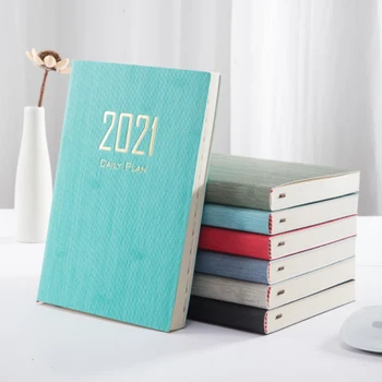 Ir 2021. Gads Grāmatiņa Plānotājs Laika Vadība Grafiku Grāmata A5 Papīra Piezīmju Grāmatu Dienasgrāmata Kalendārs Plānotājs Ceļojumu Grāmatiņa