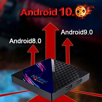 Ir 2021. H96 Mini V8 RK3228A 1GB 8GB Smart TV Box Android 10 2GB 16GB 4K Youtube Media Player V8 TVBOX Android TV Set Top Box