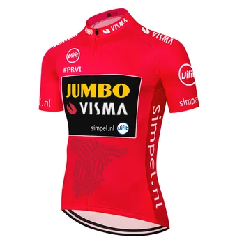Ir 2021. Itālija Miti Jumbo visma jersey ciclismo vīriešu velosipēdu maillot Sacīkšu ropa ciclismo hombre verano ātri sausas sacīkšu velosipēds jersey