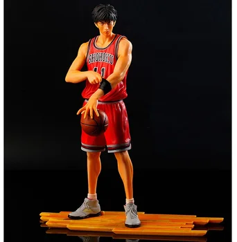 Ir 2021. JAUNIEM PVC Shohoku Slamdunk Anime Attēls Mijagi Akagi Rukawa Sakuragi Mitsui SLAM DUNK rīcības Modeli Rotaļlietas basketbola statuetes