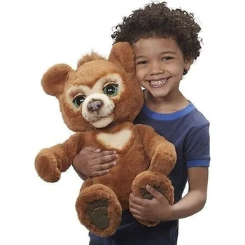 Ir 2021. JAUNU 24cm Ziņkārīgs Lācis Interaktīvās Plīša Rotaļlieta Lācis Gudrs Plīša Rotaļlieta Jāmaksā Lācis Cute Bear Rotaļlietas, Dāvanas