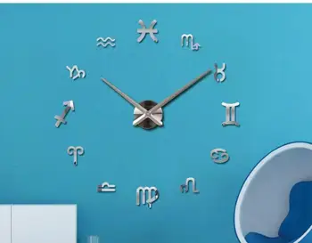 Ir 2021. jaunu aquartz skatīties dzīvojamā istaba mūsdienu crylic sienas pulkstenis 3d spoguļa uzlīmes reloj salīdzinot horloge lielu dekoratīvu diy pulksteņi