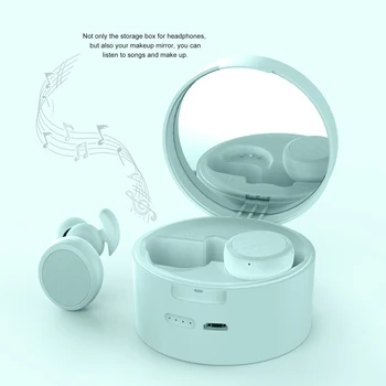 Ir 2021. Jaunu XW-T9 TWS Bluetooth 5.0 Bezvadu In-Ear Austiņas Ar Mobilā Tālruņa Turētājs Modes vienkrāsainu Aplauzums Spogulis Austiņas