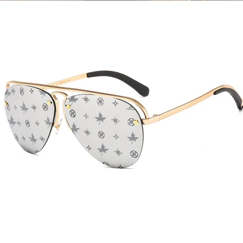 Ir 2021. Jaunā Luksusa Izmēģinājuma Saulesbrilles Sieviešu Vintage Ovāls Gotu, Punk Retro Saules Brilles Vīriešiem Oculos Feminino Lentes Gafas De Sol UV400