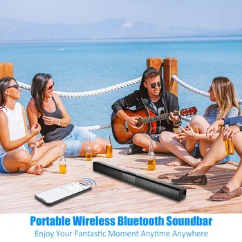 Ir 2021. Karstā Jauns Bezvadu Bluetooth Soundbar Stereo Skaļruņu Mājas Kinoteātri TV Sound Bar Subwoofe