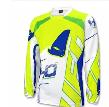 Ir 2021. motociklu kalnu velosipēds komanda nobrauciena jersey MTB Offroad DH MX velosipēdu lokomotīvju krekls distanču kalnu velosipēds jersey