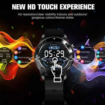 Ir 2021. Par F22 Smart Skatīties Vīrieši 1.54 Collu skārienekrānu sirdsdarbība Bluetooth Kontroles Fitnesa Tracker GT2 смарт часы Android, Ios