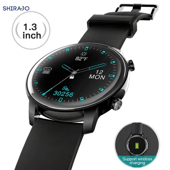 Ir 2021. Smartwatch Atbalsta Bezvadu Uzlādes Smart Skatīties Bluetooth Fitnesa Tracker Android, IOS Dāvanu Bezvadu Lādēšanas Bāze