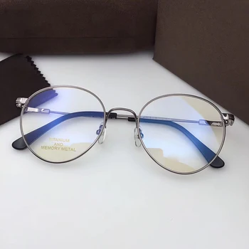 Ir 2021. Toms Zīmolu Vīriešu Optiskās Brilles Rāmji TF5418 Forde Metāla Sievietes vīrieši Lasījumā Tuvredzība Recepšu Brilles Sākotnējo Lietā