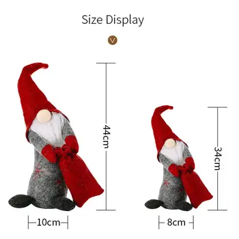 Ir 2021. Ziemassvētku Sejas Santa Claus Rūdolfs Stāvēt Lelle Bērniem Dāvanas Ornaments Jaunā Gada, Ziemassvētku Rotājumi, Mājas Navidad