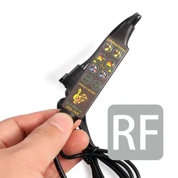 IS RF bezvadu tālvadības pults LED digitālo pikseļu gaismas, adresējama strip gaismas, pikseļu ekrāns, mūzikas kontroli, AUX in
