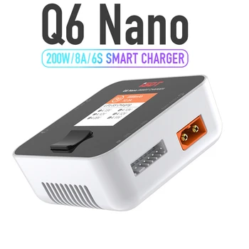 ISDT Q8 BattGo 500W 20A Q6 Nano Augstas Jaudas Akumulatora Līdzsvaru Lādētāju Discharger 1-8S Lipo Akumulatoru RC FPV Dūkoņa
