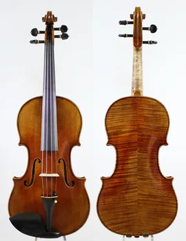 Itālija Eļļas Laku!Liels Stradivari Mesija Stila 4/4 Vijoli!Master Signālu!, EMS Bezmaksas piegāde!