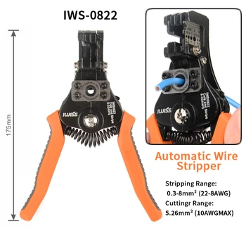 IWS-0822/HS-700B Automātiskās Noņemšanas Knaibles vadu attvaicētājs Multi-function elektriķis vadu Kabeļu Griezējs daudzfunkcionāls Instruments
