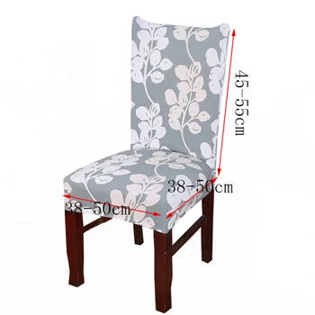 Izturīgu, Elastīgu Spandex Poliestera Mājas Ēdamistabas Krēsls Segtu Anti-dirty Ziedu tīrtoņa Krāsu Sēdekļa Aizsargs Attiecas Krēsls Gadījumā