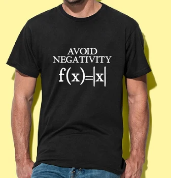 Izvairīties No Negatīvisma Vīriešiem Smieklīgi Matemātikas Absolūtā Vērtība Tshirt Matemātikas Funkciju Geek T Krekls Vasaras Topi Tee Drēbes Augstas Kvalitātes