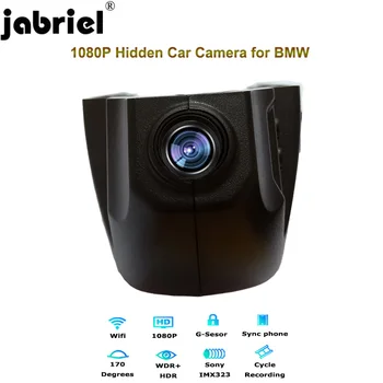 Jabriel slēptās 1080P automašīnas kameras 24 Stundu reģistratoru dvr dash cam dual objektīvs BMW 1/3/5/X1/X3/X5 f10 f15 f20 f25 f30 f48 f40 g30