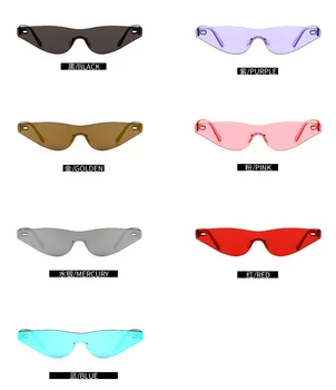 JackJad Modes Mazo Slim Bez Apmales Cat Eye Stila Saulesbrilles Sieviešu Atdzist Avant-Garde Zīmola Dizaina Saules Brilles Oculos De Sol 529