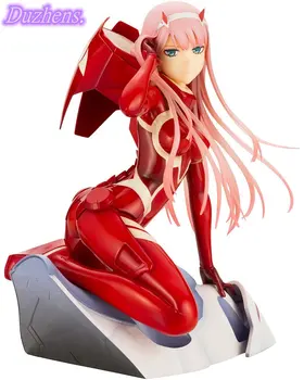 Japanes Anime DARLING, jo FRANXX Nulles divas sarkanas drēbes PVC Rīcības Attēls, Anime Attēls Modelis Rotaļlietas Attēls Kolekcijas Lelle Dāvanu