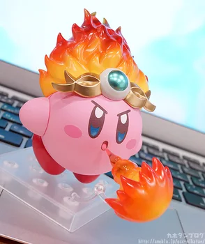 Japānas Anime Karstā Super Cute Kawaii Kirby Mijmaiņas Sejas Lelle Rotājumi Kirby Rīcības Attēls Modelis Rotaļlietas