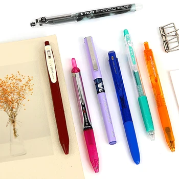 Japānas zīmola Gēla pildspalvas Marķieri Dažādās kombinācijās 0.5/0.38 mm Studentu atzīmē īpašu krāsu kombinācija