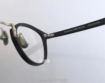 Japānas Zīmola kurt Kārta Vintage Acetāta Rāmji, Brilles Sievietēm, vīriešiem Recepšu Tuvredzība Optisko Skaidrs, Rāmji, Brilles