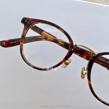 Japānas Zīmola kurt Kārta Vintage Acetāta Rāmji, Brilles Sievietēm, vīriešiem Recepšu Tuvredzība Optisko Skaidrs, Rāmji, Brilles