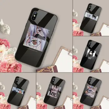 Japāņu anime Naruto Telefonu Gadījumā Rūdīts stikls iphone 6S 6 7 8 plus X XS XR 11 12 mini PRO, MAX