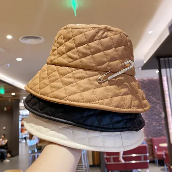 Japāņu Rudens Ziemas Cepure Sievietēm Diamond-studded Zvejnieka Cepure korejiešu Versija Savvaļas Pu Mīkstas Ādas Punk Pin Spaiņa Cepuri Dizainers