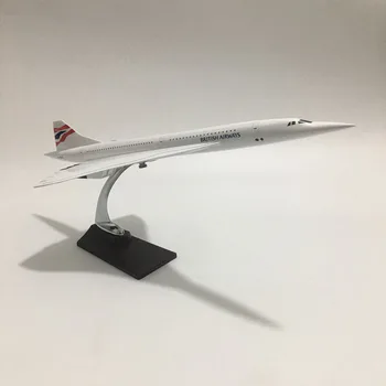 JASON TUTU 45-47CM Britu Concorde Lidmašīnu Modeļa Lidmašīnas Modeli, Air France Concorde Lidmašīnu Modeļa Lējumiem mērogā 1:200 Lidmašīnu