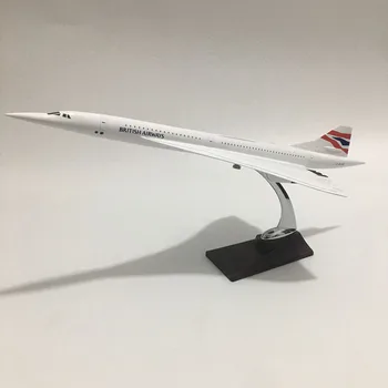 JASON TUTU 45-47CM Britu Concorde Lidmašīnu Modeļa Lidmašīnas Modeli, Air France Concorde Lidmašīnu Modeļa Lējumiem mērogā 1:200 Lidmašīnu
