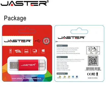 JASTER C Tipa USB 3.0 Zibatmiņas Disks 128GB OTG Pen Drive 2 in 1 tips-c USB Stick 3.0 Pendrive 16GB 32GB 64GB Flash Memory Stick