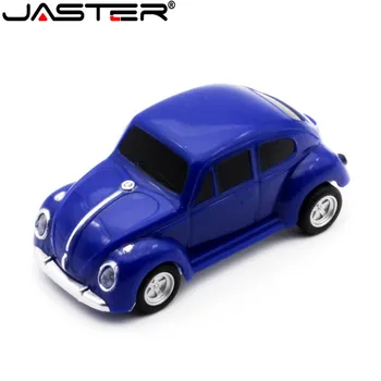 JASTER Mini Vabole Automašīnas Modelis pendrive 4GB 8GB 16GB 32GB 64GB USB Flash drive, memory stick pen drive Dāvanu U diska bezmaksas piegāde