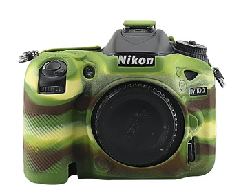 Jauki Mīksts Silikona Gumijas Kameras Aizsardzības Pārsegs Gadījumā Ādas Canon 5D Mark IV 4 5D4 Nikon D7100 D7200, Kameras Soma