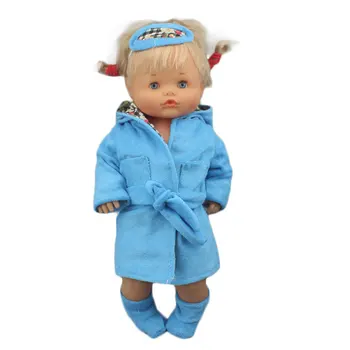 Jauki trīs gabals miega uzvalku Par 42 cm, Nenuco Lelle 17 Collas Bērnu Leļļu Apģērbs