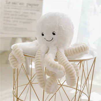 Jauna 18-40cm Jauki Simulācijas astoņkāji Kulons Plīša Pildījumu Rotaļlieta Mīksto Dzīvnieku Mājas Piederumi Cute Dzīvnieku Lelle Bērniem Dāvanas