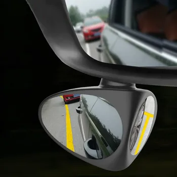 Jauna 360 Grādu Grozāms 2 Sānu Auto Blind Spot Izliekta Spoguļa Automibile Apsildāmi Ārējie Autostāvvieta Spogulis Drošības Piederumi
