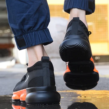 Jauna izstāde Vīriešu Darba drošības apavi 2019 modes Āra Tērauda Kājām Klp Anti-smashing Punkcija Pierādījumu, Celtniecības sporta apavi Zābaki