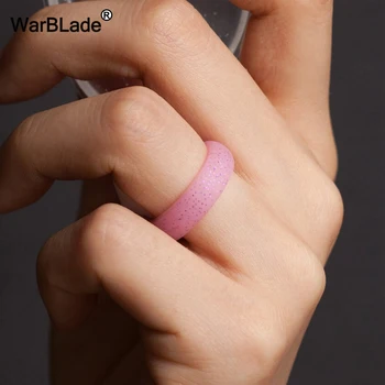 Jaunas 4gab/set 4-10 Izmērs Pārtikas Klases FDA Silikona Pirksta Gredzenu Hipoalerģiska Crossfit Elastīga Gumijas Gredzenus Sieviešu Kāzu Dāvanu