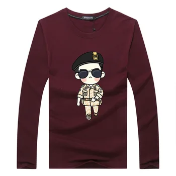 Jaunas Ielidošanas Līdz 2018. gada Rudenī Vīriešiem 3D Iespiests ar garām Piedurknēm T-Krekls Dzīvnieku Modelis Vīriešu Modes hip hop Unisex T Krekli Streetwear