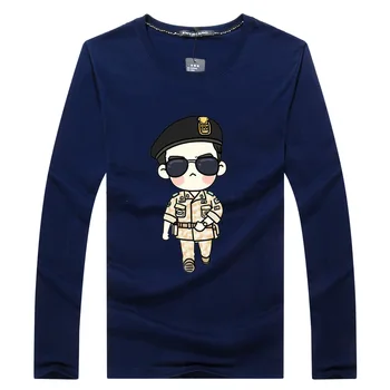Jaunas Ielidošanas Līdz 2018. gada Rudenī Vīriešiem 3D Iespiests ar garām Piedurknēm T-Krekls Dzīvnieku Modelis Vīriešu Modes hip hop Unisex T Krekli Streetwear