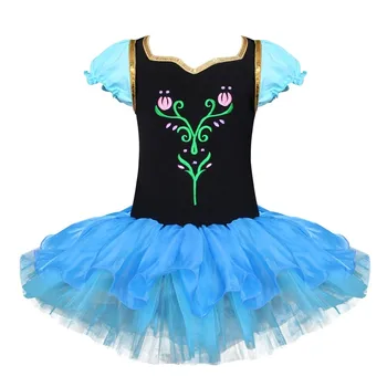 Jaunas Meiteņu Deju Kleitas Bērnu Elegants Sniegpārslas Elza Anna Princesi, Skolā Baleta Kleitu Bērniem Drēbes Halloween Jauno Gadu