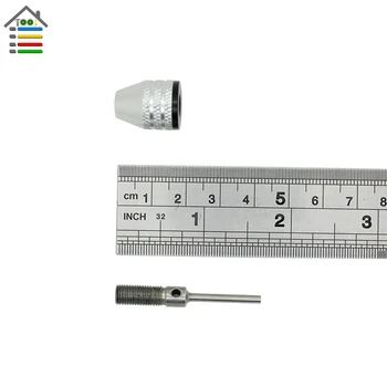 Jaunas Micro Mini Keyless Čaks Jauda 0.5-4mm Ar 2.3 mm Savienojuma Stienis Kāta, Lai Dremel Elektriskā Slīpmašīna Rotējošu