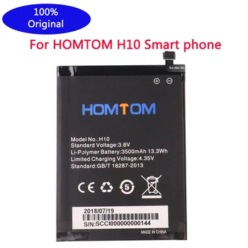 Jaunas Oriģinālās Augstas Kvalitātes homtom h10 Akumulatora 3500 mAh, lai HOMTOM H10 Smart Tālrunis Batteria