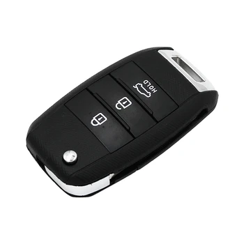 Jaunas Rezerves 3 Pogu Keyless Tālvadības Smart Auto Atslēgu 433MHZ 46 Čipu Priekš Kia K5 Sorento Sportage 2013 ar Nesagrieztiem Asmens